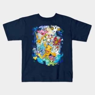 D-d-d-Digimon! Kids T-Shirt